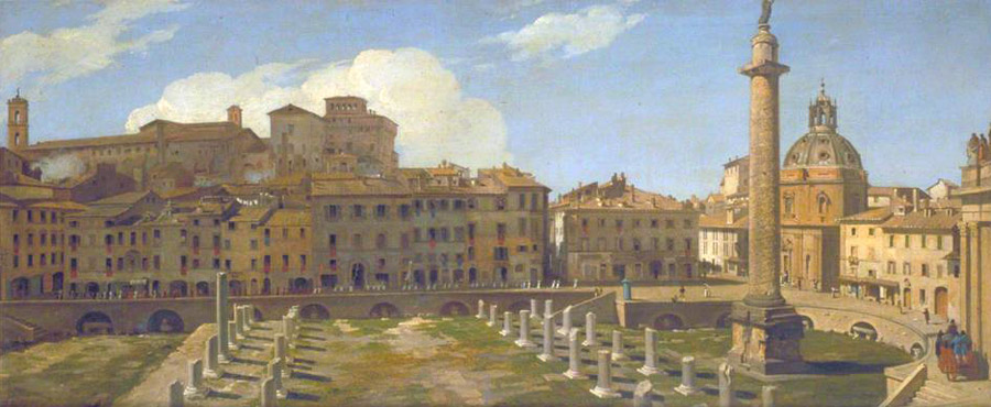 Charles Lock Eastlake,Forum de Trajan (1821)